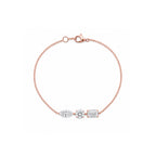 "Symphony of Light" Trio-Gem Gold Bracelet