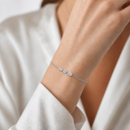 "Symphony of Light" Trio-Gem Gold Bracelet