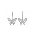 Elegant Butterfly Drop Earrings Dazzling & Chic
