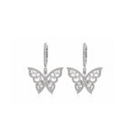 Elegant Butterfly Drop Earrings Dazzling & Chic
