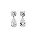 14K Gold Classic Teardrop Bridal Earrings