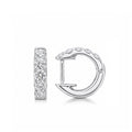 14K Gold Lab-Grown Diamond Classic Huggie Hoop Earrings