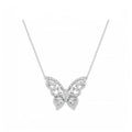 14K Gold Lab-Grown Diamond Butterfly Necklace
