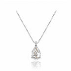 14K Gold Lab-Grown Diamond Pear-Shape Solitaire Necklace