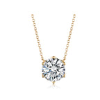 Promise Ring Matching Rose Gold Crown Necklace