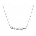 14K Gold Lab-Grown Diamond Multi-Cut Necklace