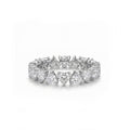 Heart Cut Eternity Stackable Ring, Perfect Promise & Anniversary Gift for Her
