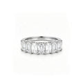 Classic 14K Gold Baguette Lab-Diamond Eternity Band