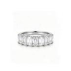 Classic 14K Gold Baguette Lab-Diamond Eternity Band