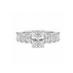 Radiant-Cut Center with Emerald-Cut Side Stones Gold Ring