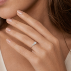 Toi et Moi Emerald & Asscher-Cut Rose Gold Ring