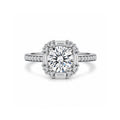 Regal Halo Luxe Cluster Engagement Ring