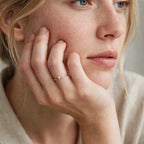 Pure Radiance | Yellow Gold V-Shape Minimalist Ring