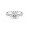 Round Three-Stone Ring Timeless Elegance