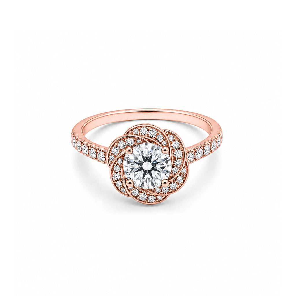 Brilliant Double Halo Diamond Ring