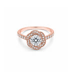 Brilliant Double Halo Diamond Ring