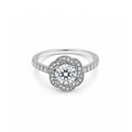 Brilliant Double Halo Diamond Ring