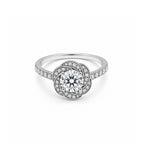 Brilliant Double Halo Diamond Ring